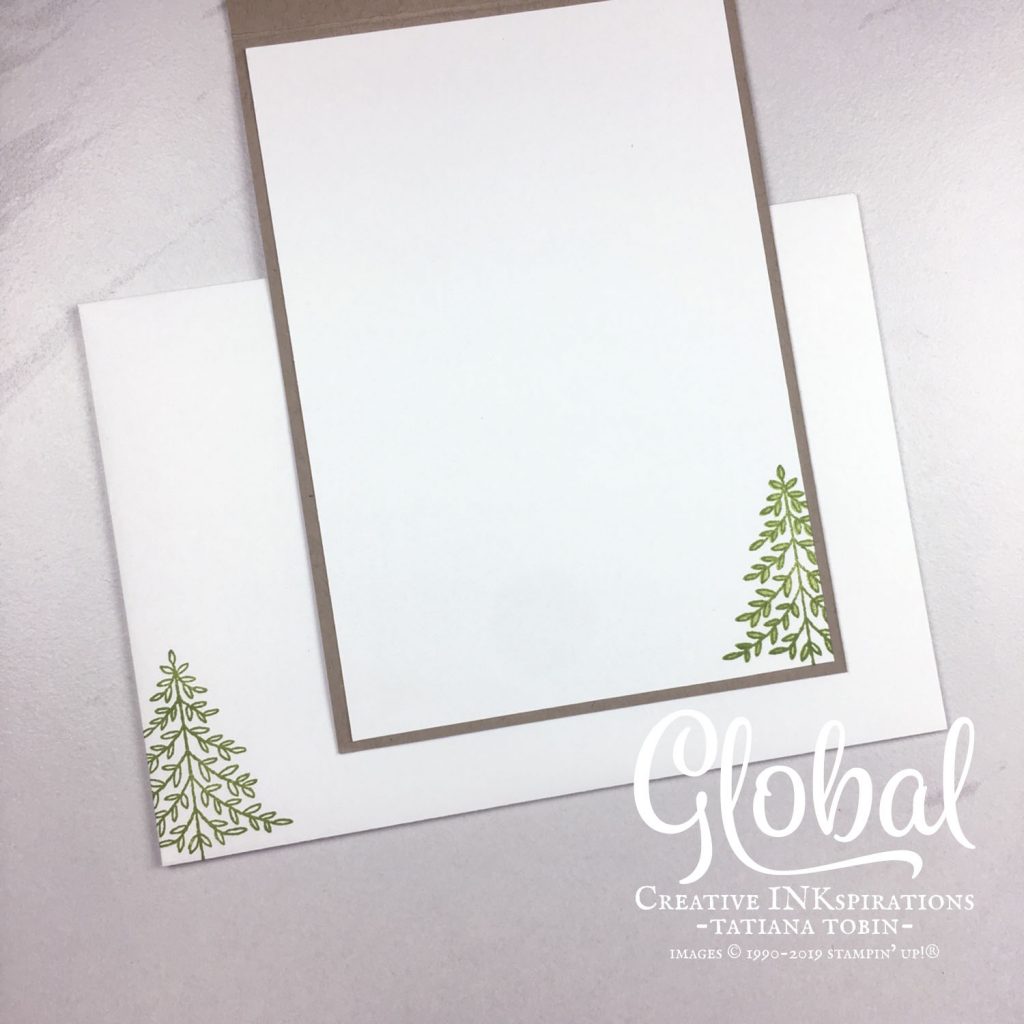 Tatiana Creative Stamping Adventure - Bright Christmas Trees Card using the Perfectly Plaid stamp set by Stampin' Up!®