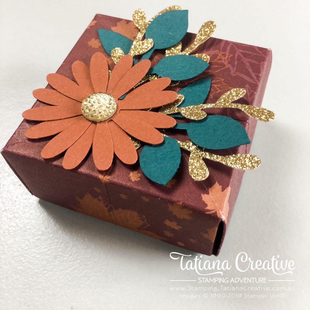 Tatiana Creative Stamping Adventure - Cute Small Origami Gift Box using Come To Gather DSP by Stampin' Up!®