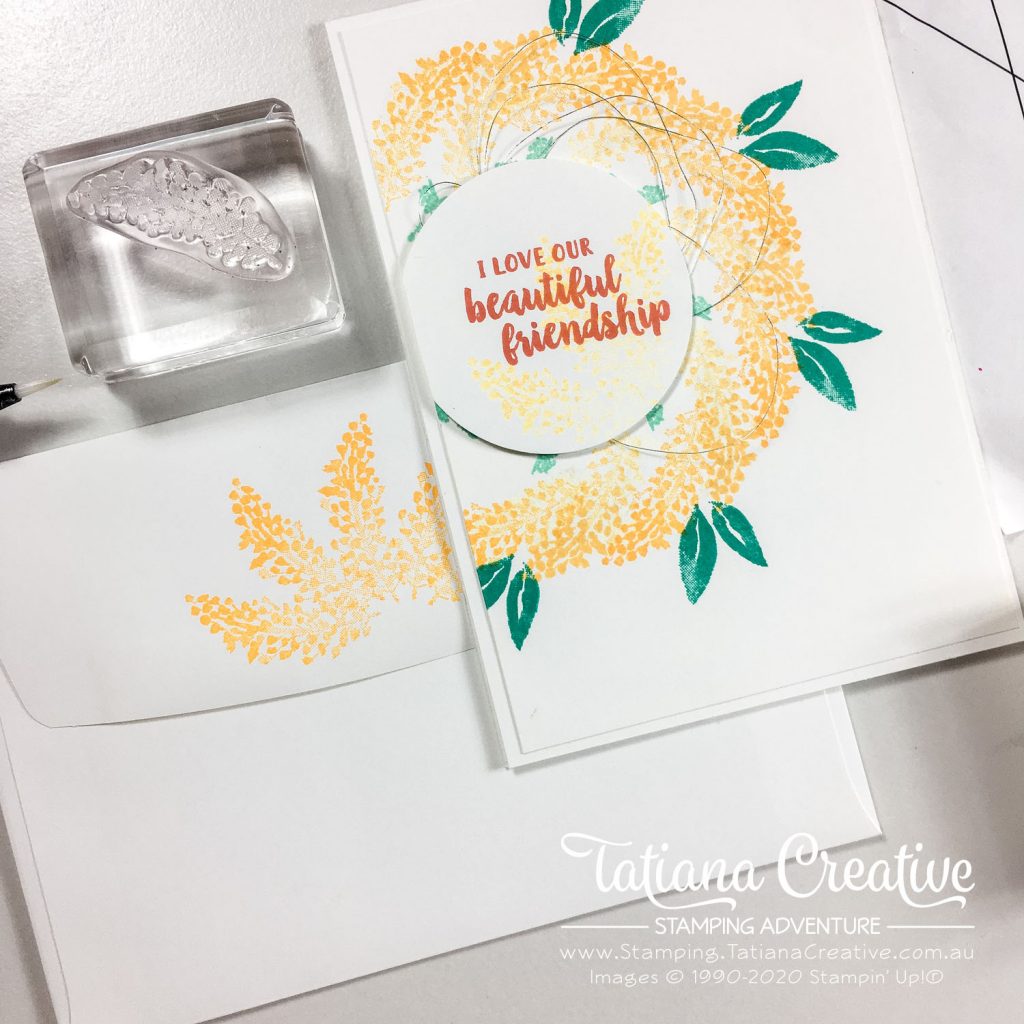 Tatiana Creative Stamping Adventure - Floral card using the Beautiful Friendship stamp set by Stampin' Up!®