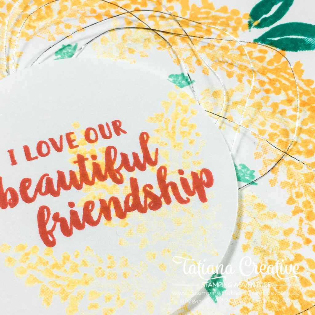 Tatiana Creative Stamping Adventure - Floral card using the Beautiful Friendship stamp set by Stampin' Up!®