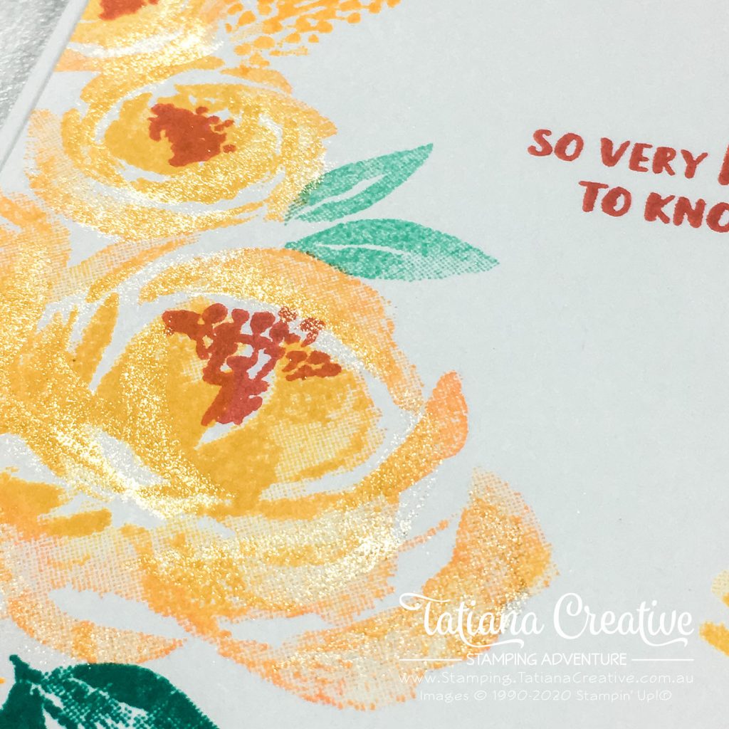 Tatiana Creative Stamping Adventure - Floral card using the Beautiful Friendship stamp set by Stampin' Up!®