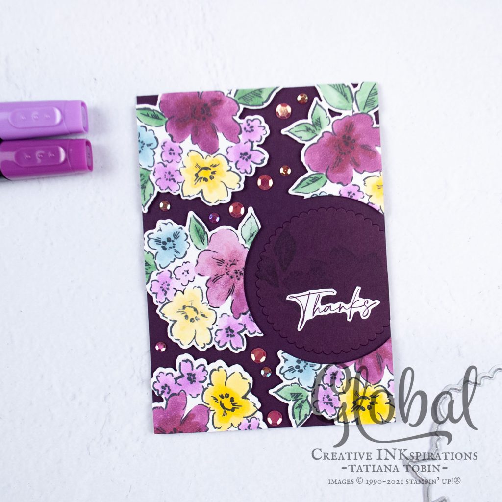 Tatiana Creative Stamping Adventure 2021 Artisan Design Team Member - Thank You Card featuring the Hand-Penned Stamp Set from Stampin' Up!®