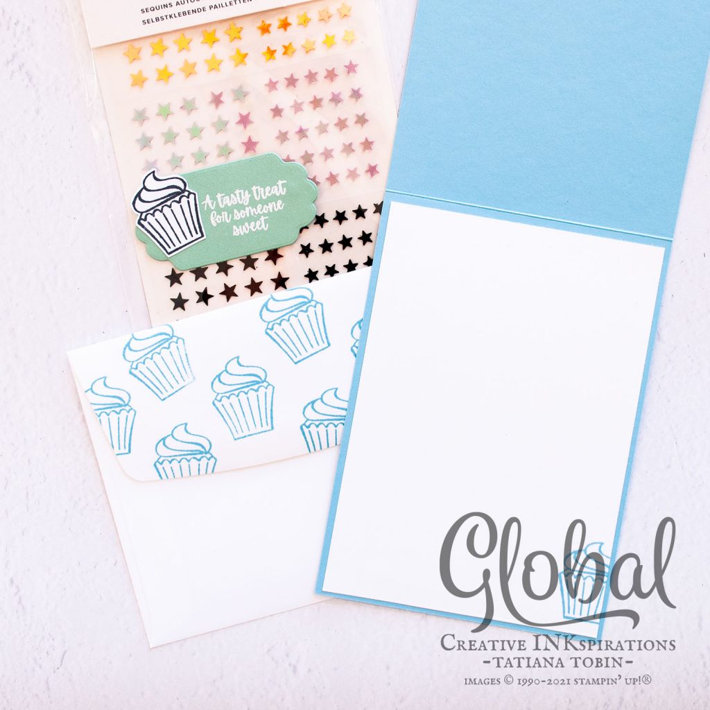 Tatiana Creative Stamping Adventure 2021 Artisan Design Team Member - A Tasty Treat Card featuring the Sweets & Treats stamp set from Stampin' Up!®